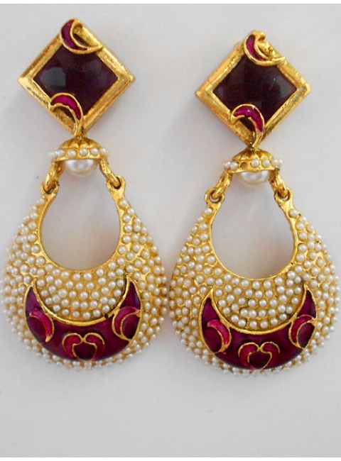 Polki Earrings